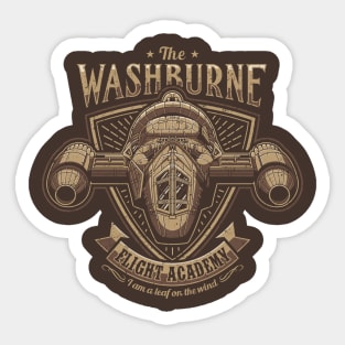 The Washburne Flight Academy Sticker